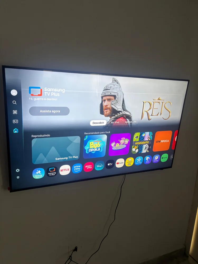 Foto da TV instalada